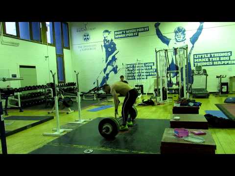 David Reay : 140kg + 145kg Power Clean PRs