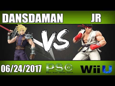 Dansdaman (Cloud) vs JR (RYU) - Wii U Losers Finals Smash 4 Arcadian