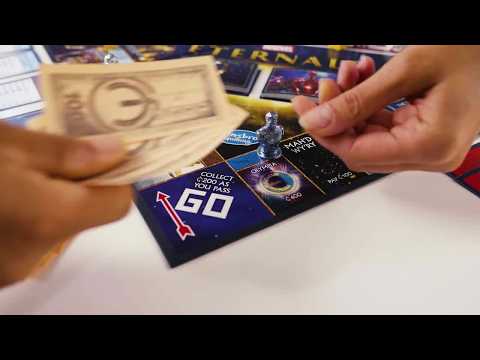 Monopoly: Marvel Studios' Eternals Edition Board Game for Marvel Fans, Kids Ages 8 and Up thumbnail