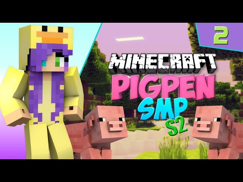 Minecraft Pig Pen SMP -Season 2- (Ep.2) Magic Chicken