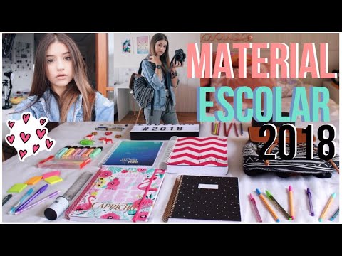 MATERIAL ESCOLAR 2018!!