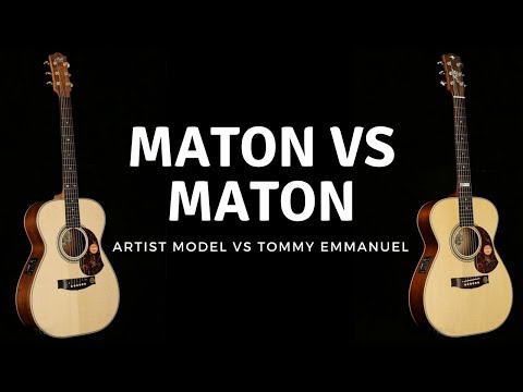 Maton Tommy Emmanuel Model VS Maton EBG808 Artist