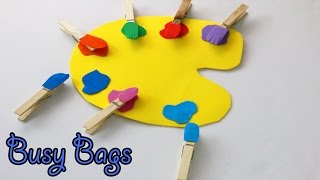 Busy Bags for toddlers/preschoolers | Homeschooling preschoolers