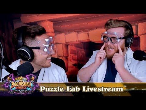 The Boomsday Project: Puzzle Lab Livestream
