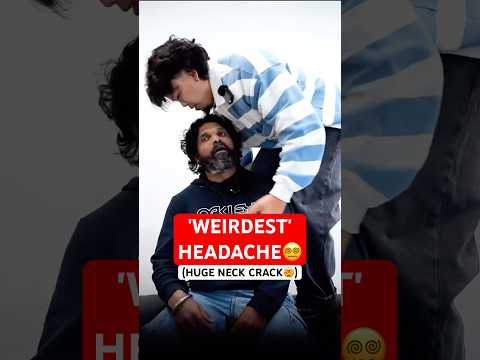 ‘WEIRDEST' Headache Ive Ever Heard! 🤯  #headache #chiropractor #backpain #satisfying