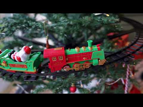 Christmas Tree Train Set