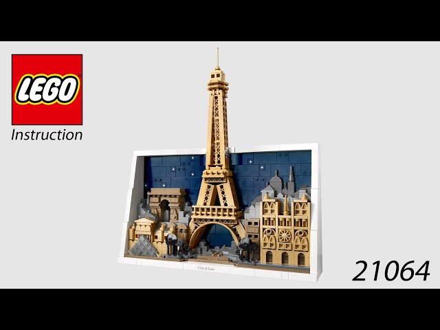 Vídeo relacionado con LEGO Architecture París: Ciudad del Amor - Maqueta 3D de Miniatura para Adultos - Decoración de Pared para el Hogar con Iconos Parisinos Inc. Torre Eiffel y Notre Dame - Regalo para Viajeros 21064