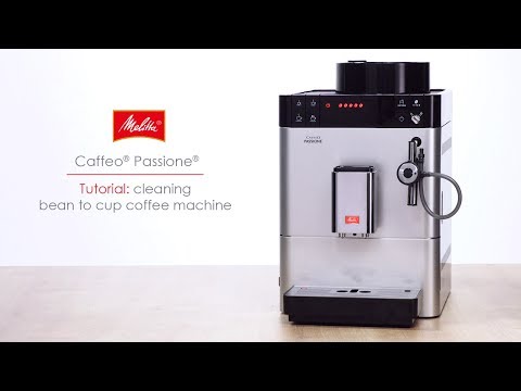 Caffeo® Passione® - Tutorial: cleaning bean to cup coffee machine