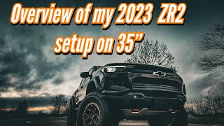 2023 Colorado ZR2 35'' tires overveiw  my setup#zr2 #chevycolorado #offroad #chevycoloradozr2