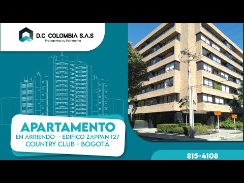 APARTAESTUDIO EN ARRIENDO - EDIFICIO ZAPPAN COUNTRY CLUB - BOGOTÁ