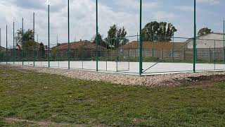 Continua lucrarile de constructie a unor terenuri de sport in Lumina