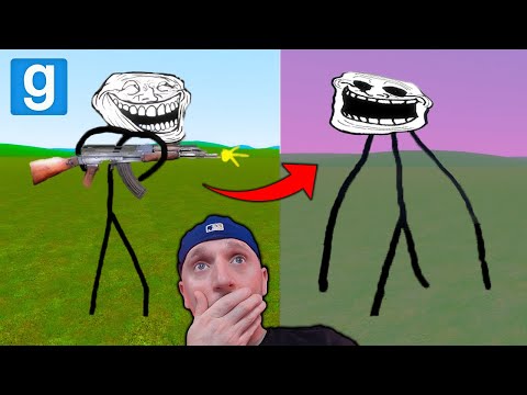 SURVIVING THE INSANE TROLLGE PACK UPDATE!! Garry's Mod Sandbox