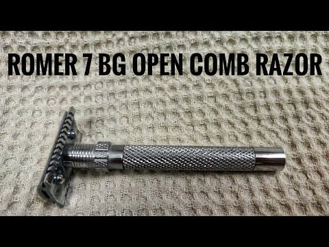 Romer 7 BG Open Comb Razor | Wizamet Blade Use # 6