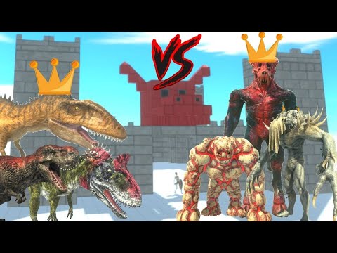 KING CARCHARADONTOSAURUS + CARNIVORE DINOS VS KING KOZAROG + IFERNALS  - ARBS