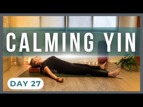 Relaxing Yin Yoga Stretch | Bedtime Yin Yoga Challenge Day 27