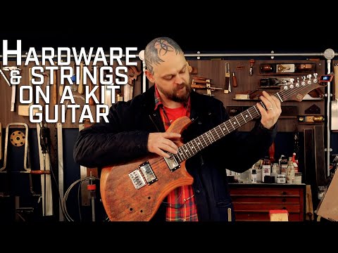 Ep 3.2 -  Finishing Touches in a Heavy Metal Inspired Guitar Build - The Uncut Kit Guitar Build