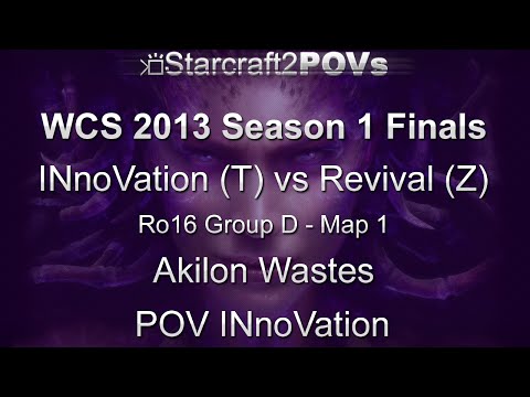 SC2 HotS - WCS 2013 S1 Finals - INnoVation vs Revival - Ro16 Group D - Map 1 - Akilon - INnoVation