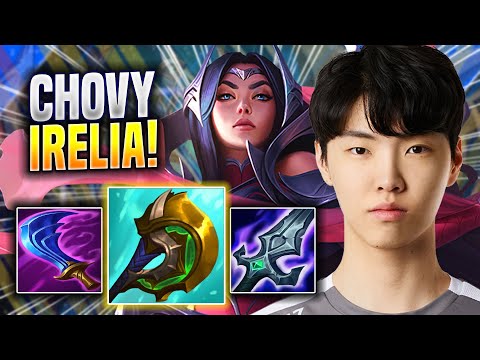 CHOVY IS SO CRAZY WITH IRELIA! - GEN Chovy Plays Irelia MID vs Renekton! | Season 2023
