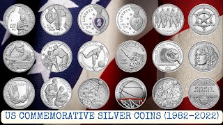 Rare US Commemorative Silver Coins (1892 - 2022) #coin #usa #uscoins #silvercoins #youtube