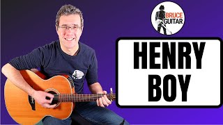 Bruce Springsteen - Henry Boy guitar lesson