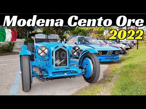Modena Cento Ore 2022 - Cars Scrutineering at Milano Marittima - Alfa 8C Monza, Stratos, GT40 MKIV