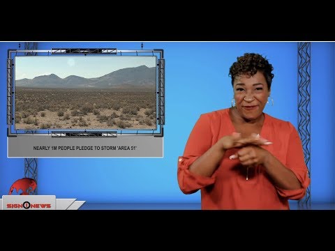Nearly 1m people pledge to storm ‘Area 51’ (ASL - 7.15.19)