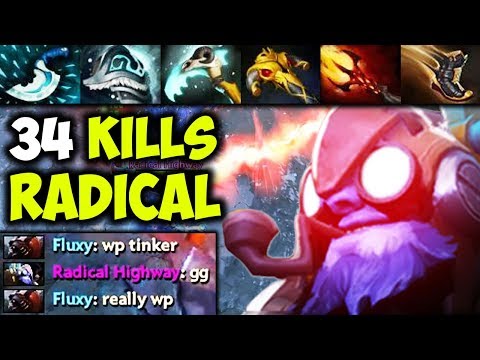 RadicaL [Tinker] - Almost 1vs9 Even His Enemy Knows He Is The Best | Epic GamePlay Dota 2