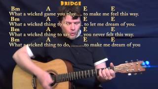 Wicked Game (Chris Isaak) Guitar Cover Lesson with
