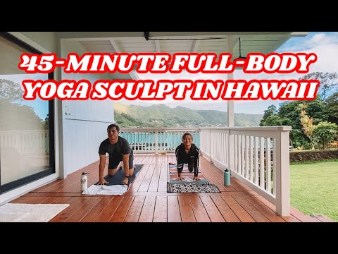 07/07/20 Max & Tiana Energy Yoga Sculpt ft. funny difficulties (no equipment needed/at-home workout)