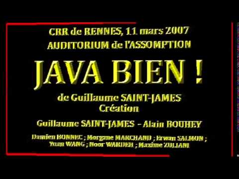 JAVA BIEN ! de Guillaume SAINT JAMES