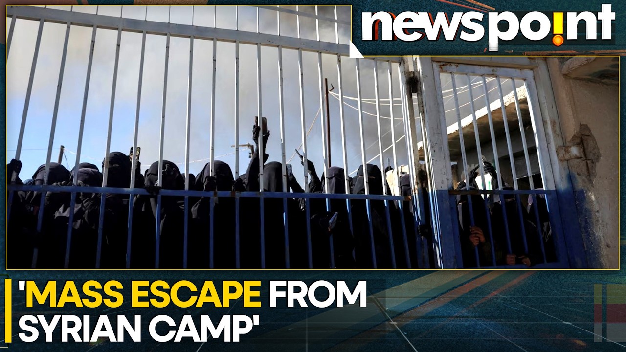 Relatives of Suspected Islamic State Group Escape Northeast Camp | WION Newspoint