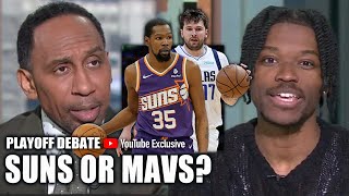 Stephen A. & Kenny Beecham debate Suns-Mavs & biggest x-factor in playoffs | First Take YT Exclusive