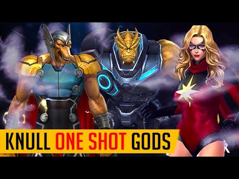 STRONGEST Awakened Heroes that ONE SHOT Stage 9 KNULL - Marvel Future Fight