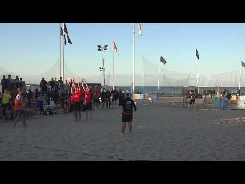 Åhus Beachhandboll 2022  Årets frikast? Herr Juniorer A , IFK Kristianstad vs Hamlstad