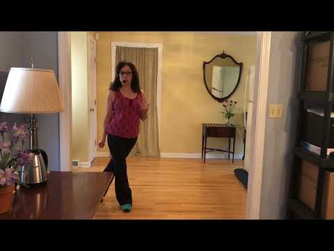 Senorita La-La-La (slower) - L5 Line Dance Lesson & Dance Along - Music at 16:42