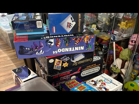 Insane retro video game haul 