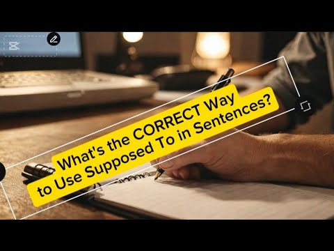 What's the CORRECT Way to Use Supposed To in Sentences? learn with Eshaal #english# viravideo