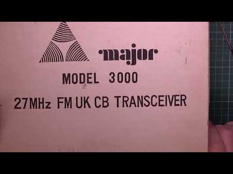 Major 3000 CB27/81 Uk FM CB radio - repair & service alignment
