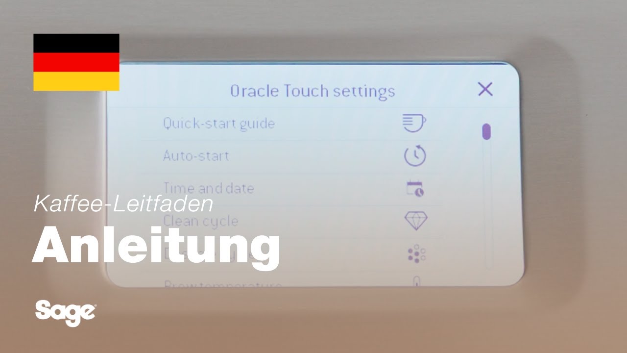 Ändern der Einstellungen
