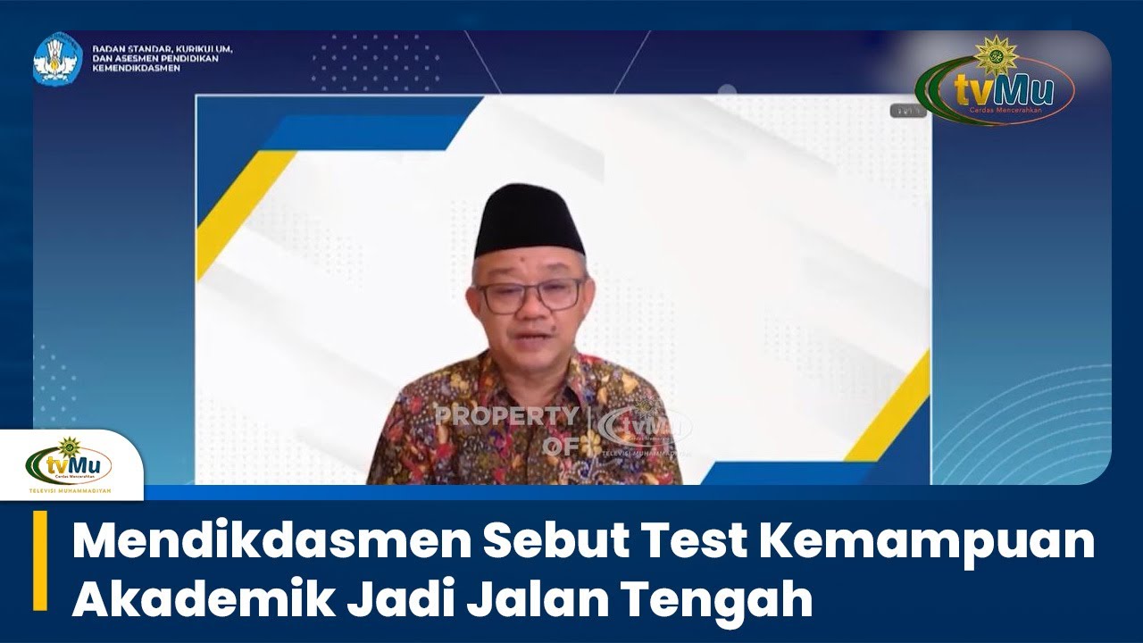 Mendikdasmen Sebut Tes Kemampuan Akademik Jadi Jalan Tengah Tingkatkan Mutu