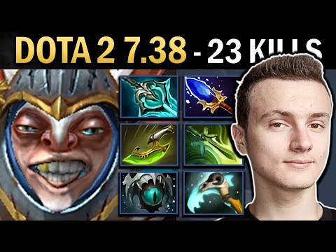 Meepo Gameplay Miracle with 23 Kills and Skadi - Dota 7.38