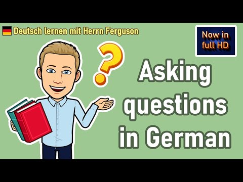 Asking Questions in German (Beginner / A1) - Deutsch mit Herrn Ferguson / Easy German Vocabulary
