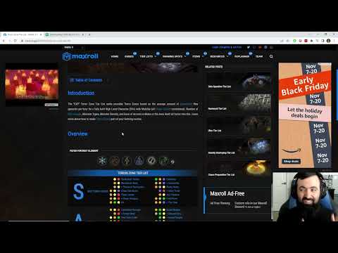 New Terror Zone Tier Lists!!! - EXP AND Loot - Extensive Testing! In-Depth Commentary! #Maxroll