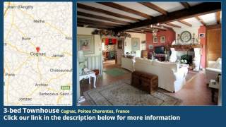 3-bed Townhouse for Sale in Cognac, Poitou Charentes, France on frenchlife.biz