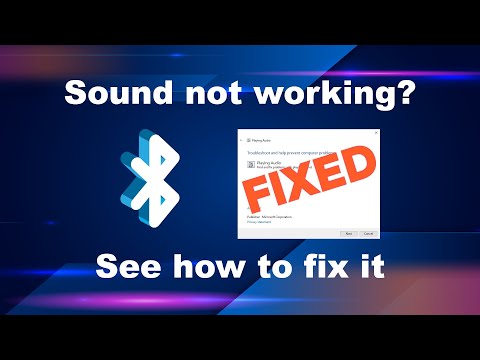 HOW TO FIX NO SOUND AFTER BLUETOOTH CONNECTION IN WINDOWS 10?
