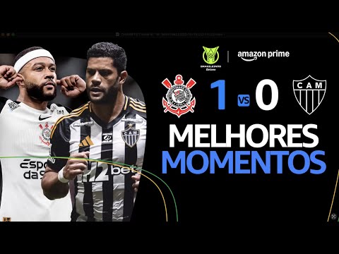 Gols e lances de Corinthians x Atlético Mineiro