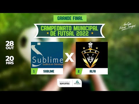 GRANDE FINAL - CAMPEONATO MUNICIPAL DE FUTSAL DE PORANGATU 2022