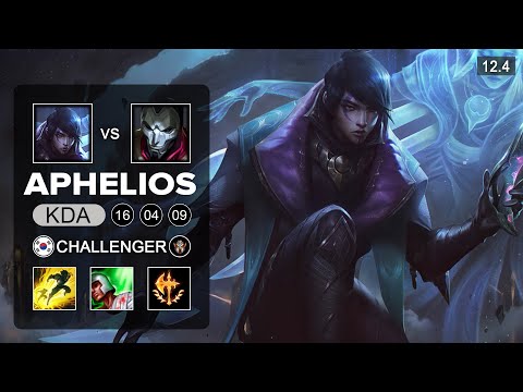 Aphelios ADC vs Jhin - KR Challenger - Season 12 Patch 12.4