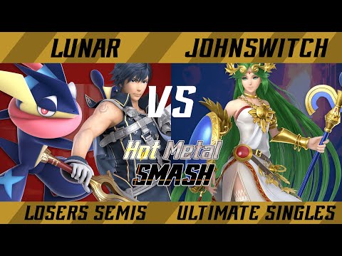 Hot Metal Smash #12 Losers Semis - Lunar (Greninja, Chrom) vs. JohnSwitch (Palutena) - SSBU