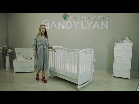 фото детская кроватка-качалка гандылян 0